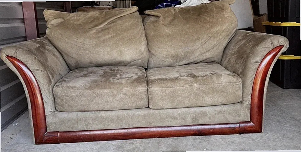 Brown Loveseat, 73” X 34”, Used, But In Good Shape
